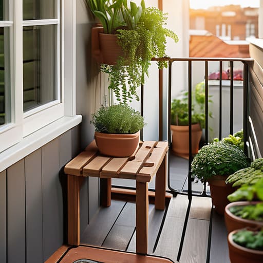 Smart Space Saving Balcony Furniture for Urban Living