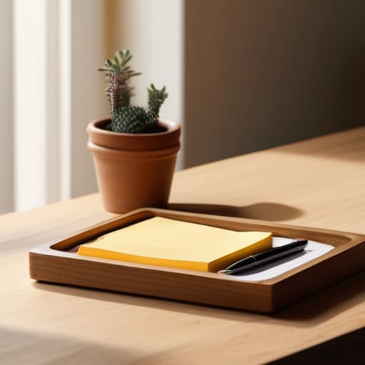 Minimalist office supplies for mental clarity.