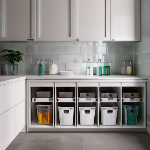 Organizing Detergent and Supplies to End the Clutter