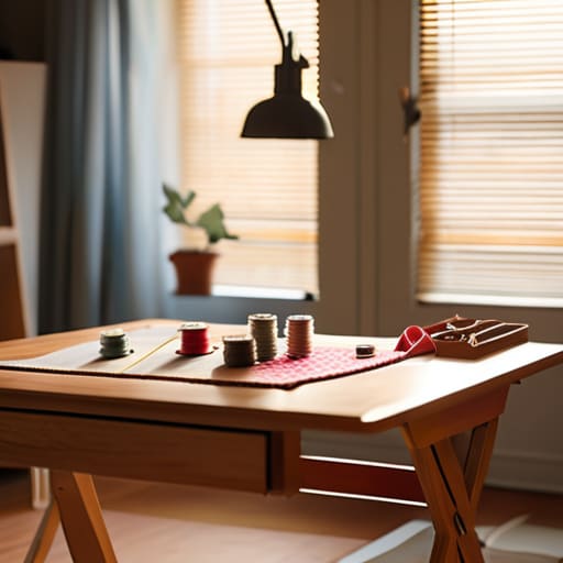 Organized sewing room: From Chaos to Creativity.