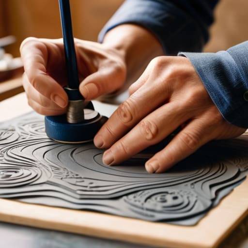 Making Your Mark with carving tools.