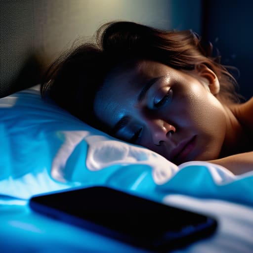 The Bottom Line: blue light disrupts sleep.