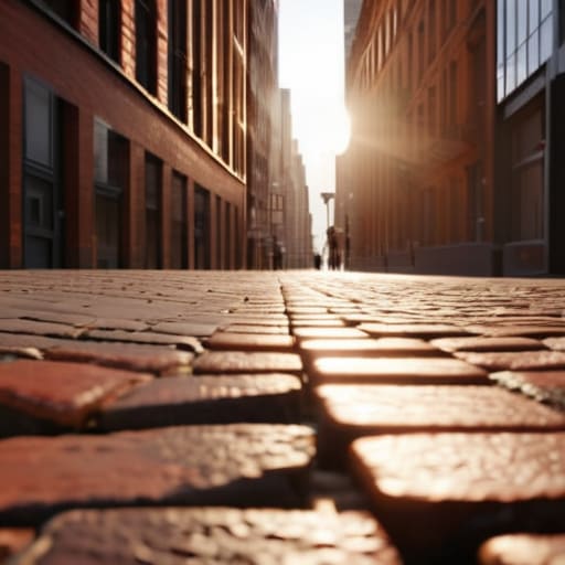 Urban sunset view: The City is Yours to Claim.