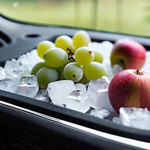 The Refreshing Fruit Factor with cold grapes.