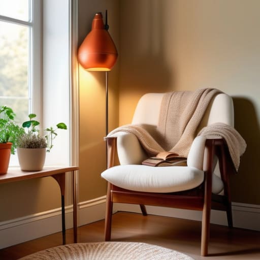 Building a cozy reading nook in corners.
