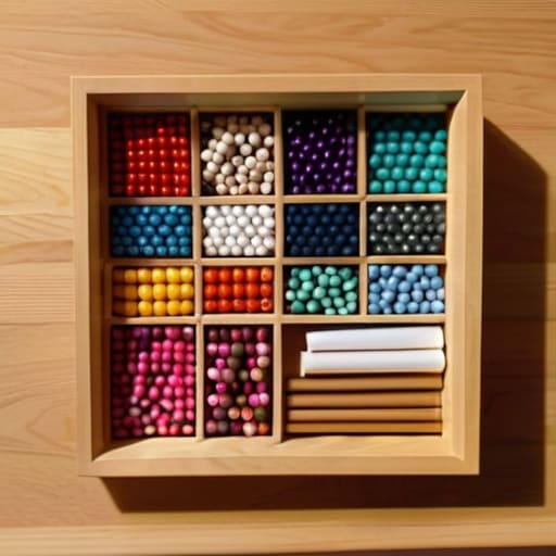 Organizing and decluttering hobby supplies.