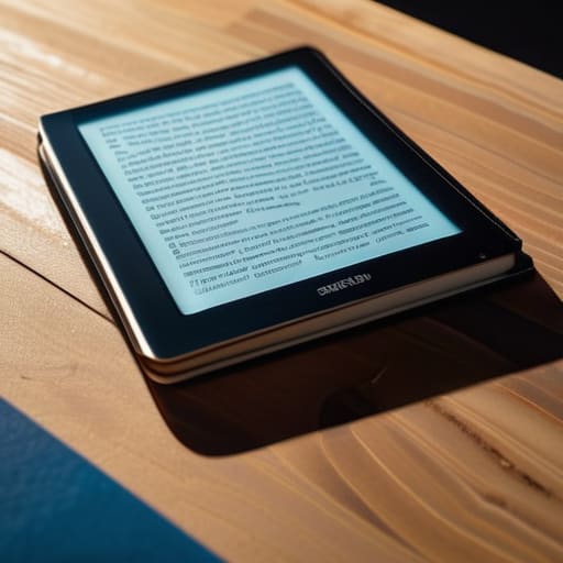 Comparing digital vs physical books experience.