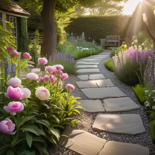 Beautiful flower garden design inspiration.