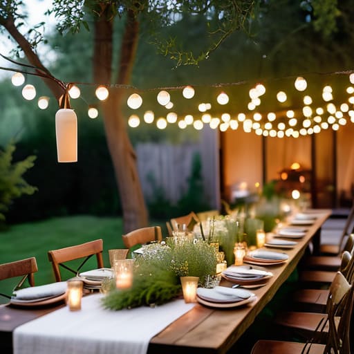 Tips for hosting a backyard dinner.