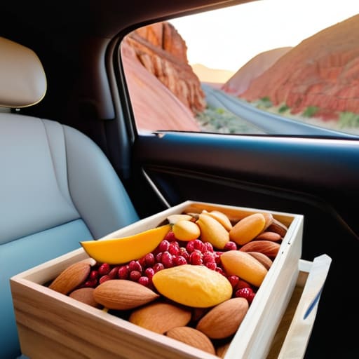 Delicious road trip snacks for long drives.