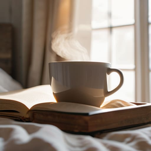Embracing slow mornings on a weekend.