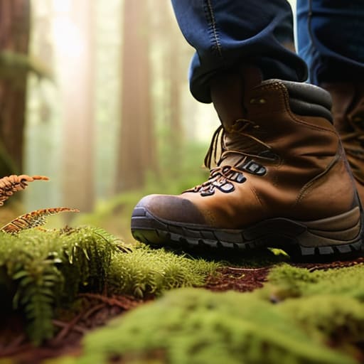 Person walking in nature for wellness.