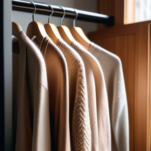 Achieving perfect wardrobe cohesion through styling.